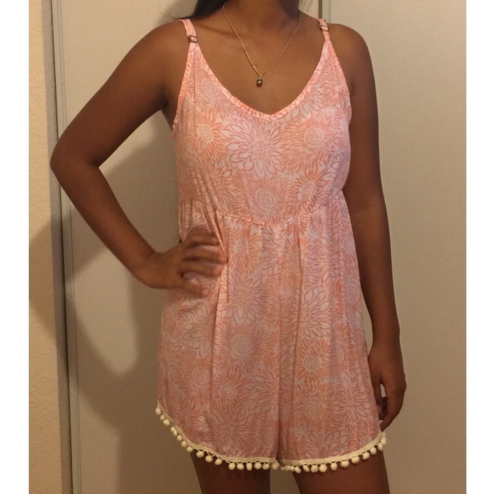 Yireh Pink & White Romper